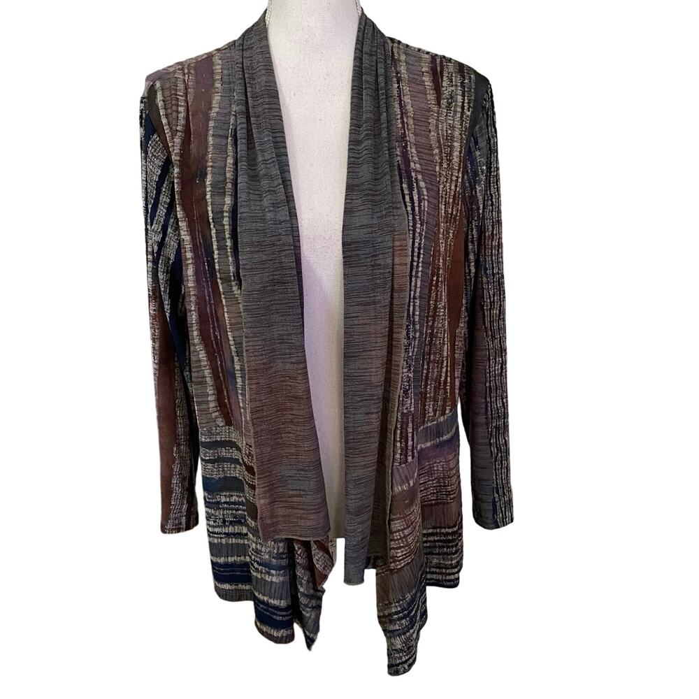 Chico's Multicolor Open Front Jacket